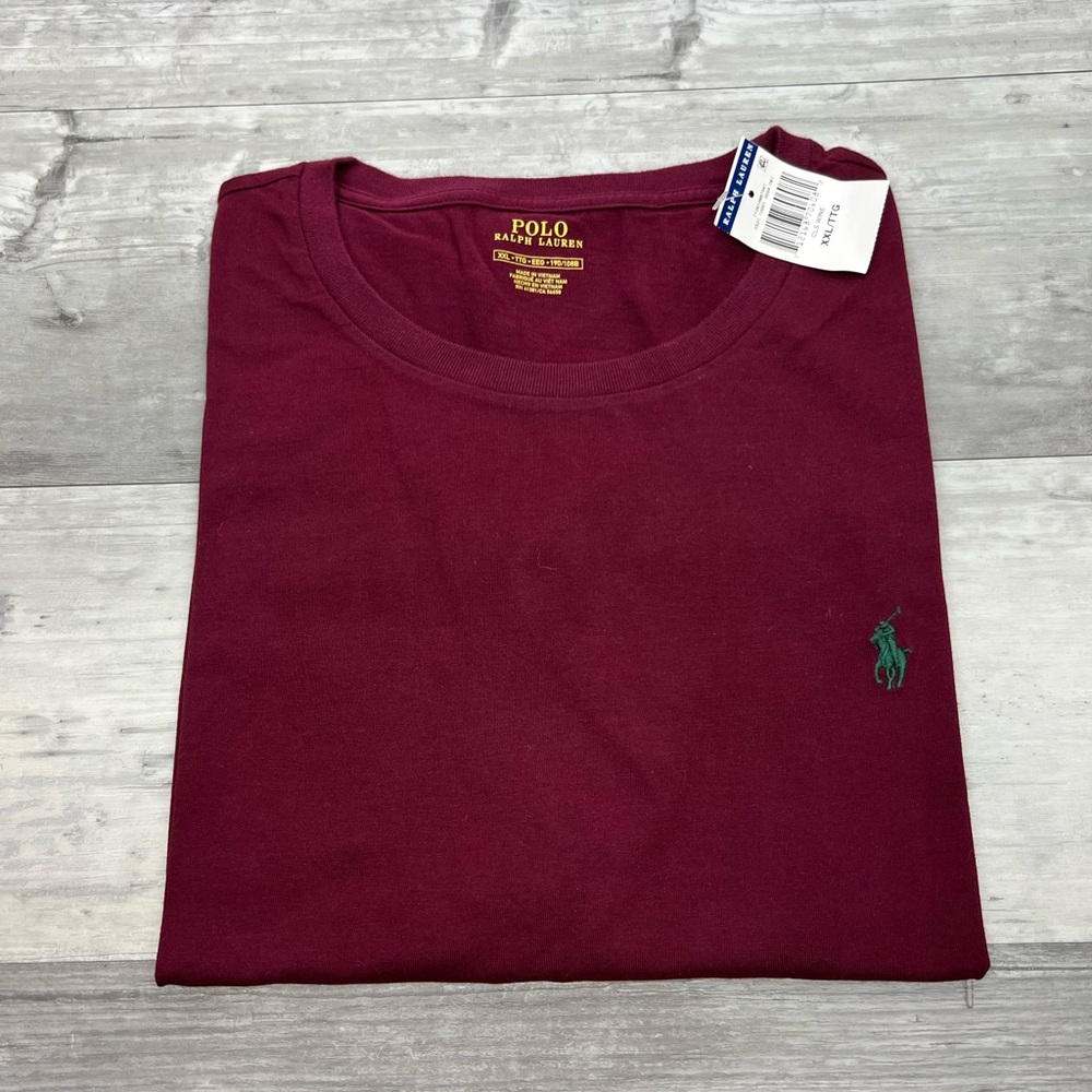 Polo by Ralph Lauren Maroon Short Sleeve Tee
